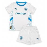 Camiseta Olympique de Marseille Mason Greenwood #10 Primera Equipación Replica 2024-25 para niños mangas cortas (+ Pantalones cortos)